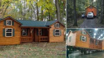 Cumberland Log Cabin Kit from $16,350 